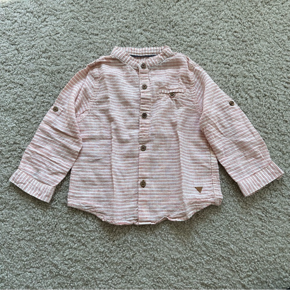 ZARA Kids Striped Button Down Shirt